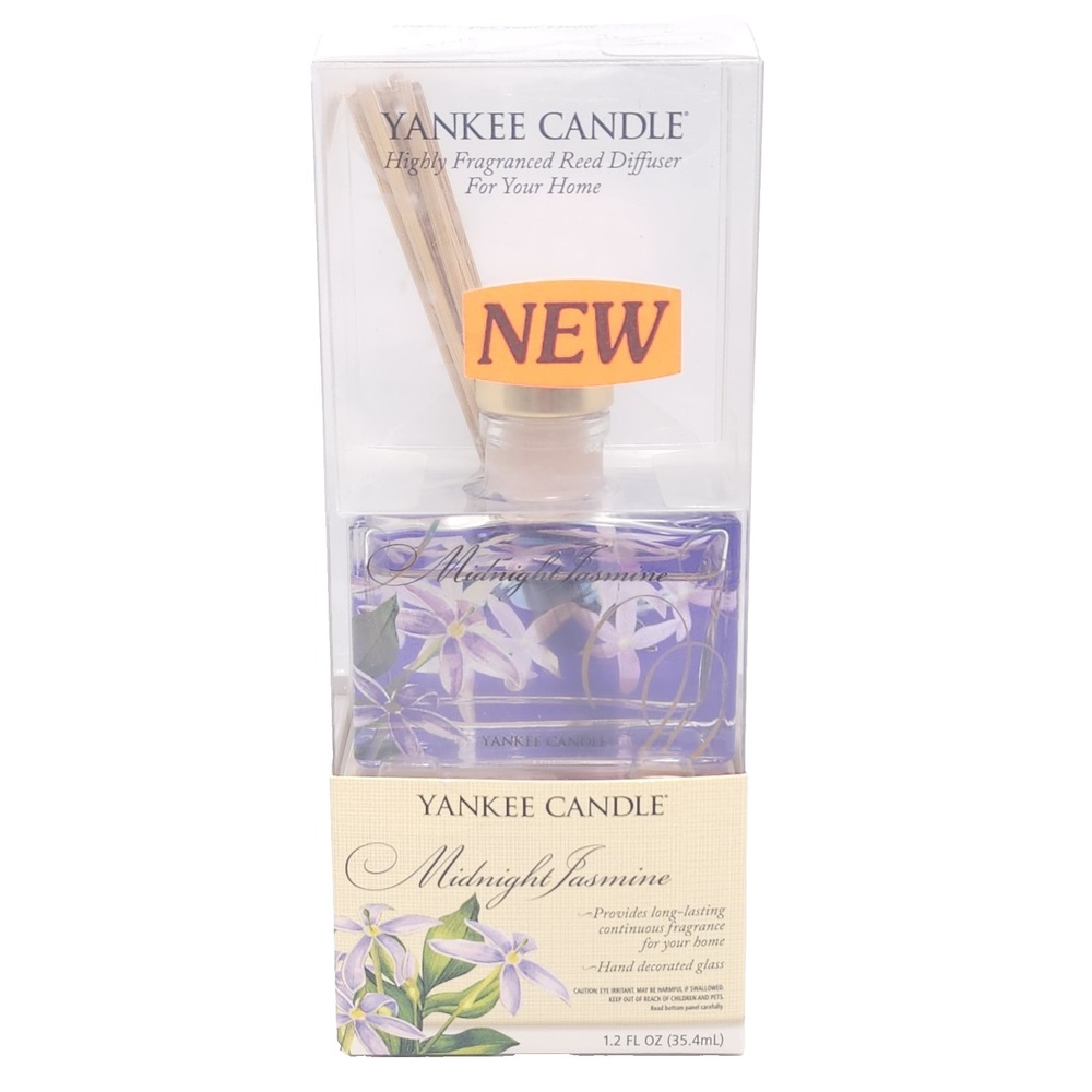 YANKEE CANDLE MIDNIGHT JASMINE Fragrance Reed Oil Diffuser NIB
